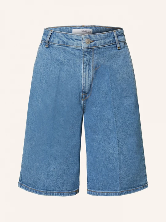 Obrázek produktu Selected Džínové Šortky medium blue denim