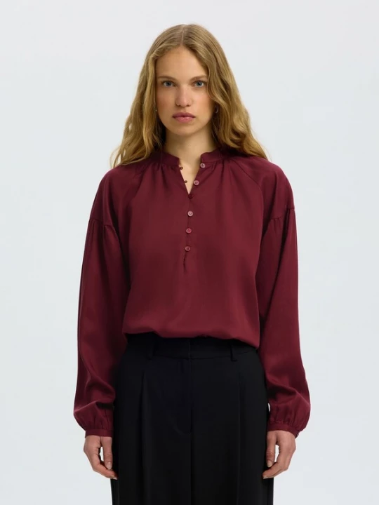 Obrázek produktu SELECTED Halenka 'SLWDONNA' tmavě červená