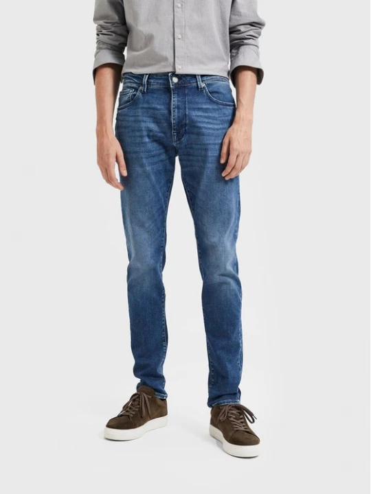 Obrázek produktu Selected Homme Jeansy Leon 16087777 Modrá Slim Fit