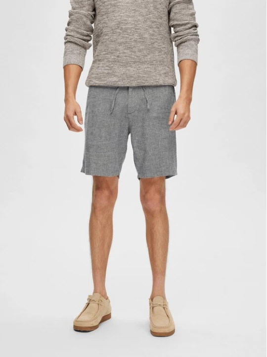 Obrázek produktu Selected Homme Šortky z materiálu Slhregular-Brody 16087638 Šedá Regular Fit
