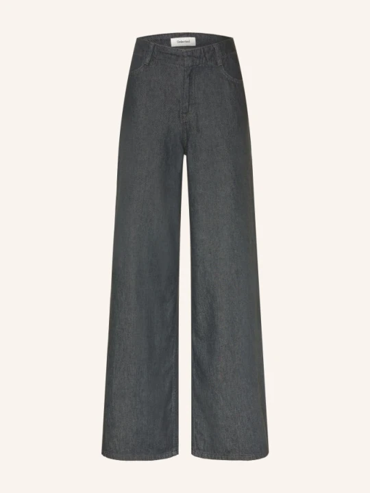 Obrázek produktu Selected Široké Džíny dark grey denim