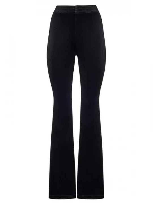 Obrázek produktu Serena Silueta Kalhoty 'Velvet flared trousers Petite' černá