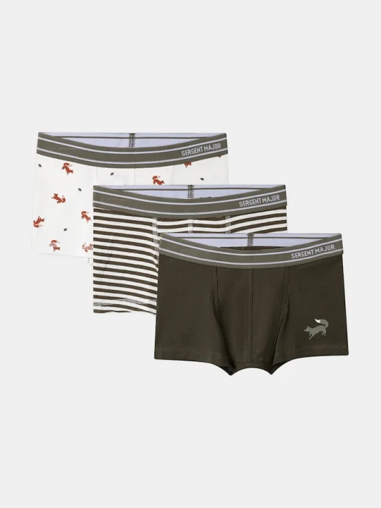 Obrázek produktu Sergent Major boxerky dětské bavlněné s elastanem 3-pack