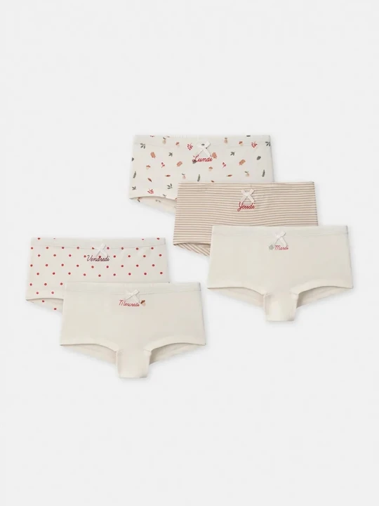 Obrázek produktu Sergent Major kalhotky dětské bavlněné s elastanem 5-pack béžová