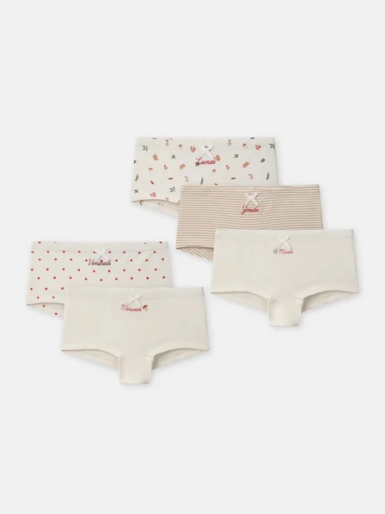 Obrázek produktu Sergent Major kalhotky dětské bavlněné s elastanem 5-pack béžová