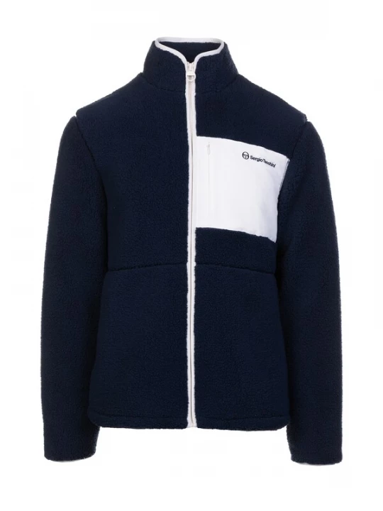 Obrázek produktu Sergio Tacchini Funkční fleecová mikina 'WHITMAN BORG'  námořnická modř / bílá