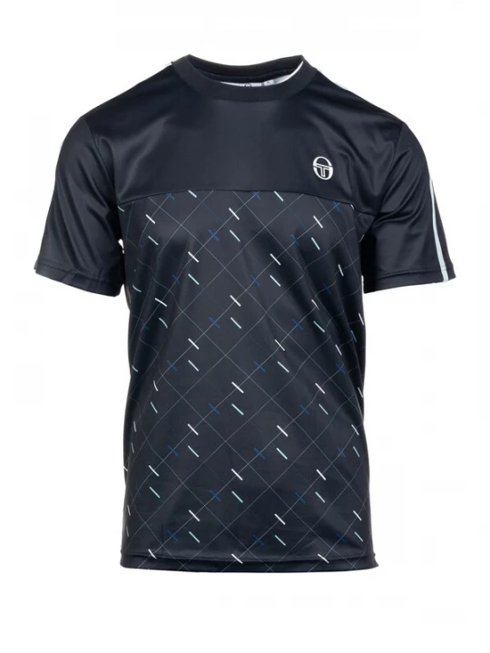 Obrázek produktu Sergio Tacchini Funkční tričko 'Scotland'  modrá / černá / bílá