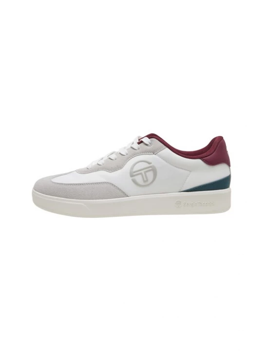 Obrázek produktu Sergio Tacchini Tenisky 'Riviera' světle šedá / petrolejová / burgundská červeň / bílá