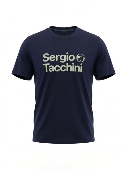 Obrázek produktu Sergio Tacchini Tričko 'Alternativa Co' námořnická modř / pastelově zelená