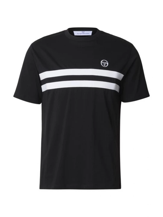 Obrázek produktu Sergio Tacchini Tričko 'Egeo Co' černá / bílá