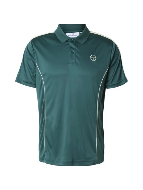 Obrázek produktu Sergio Tacchini Tričko 'Egeo' tmavě zelená / bílá