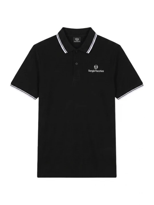 Obrázek produktu Sergio Tacchini Tričko 'Reed 025 Co' černá / bílá