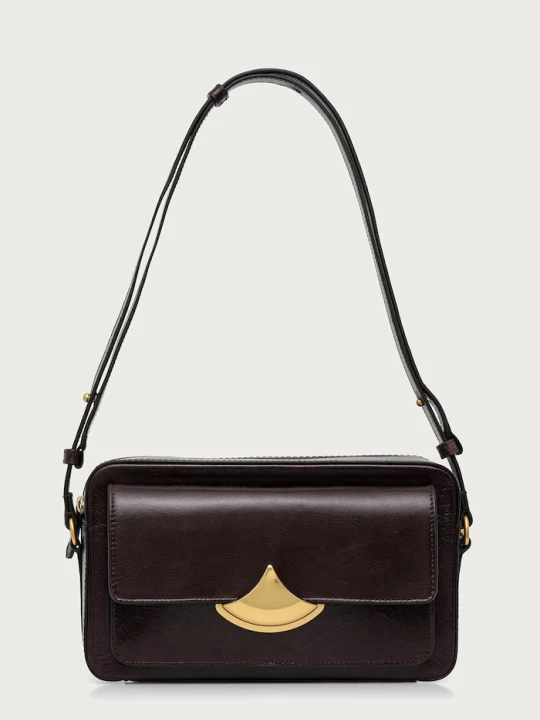 Obrázek produktu Sessun crossbody kabelka dámská kožená DIVICAM hnědá