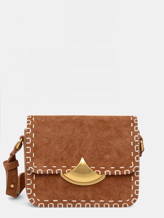 Obrázek produktu Sessun crossbody kabelka dámská semišová hnědá