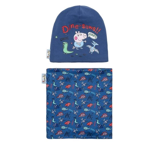 Obrázek produktu Set čepice a tunelová šála Peppa Pig ACCCS-AW24-110PP Tmavomodrá