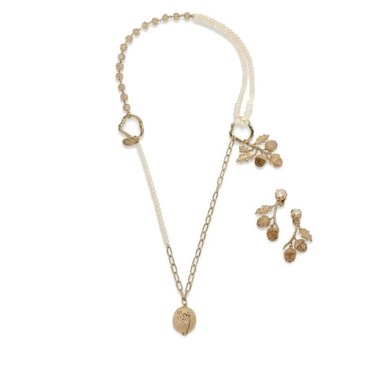 Obrázek produktu Set náušnice a náhrdelník Weekend Max Mara 2615751104650 Zlatá