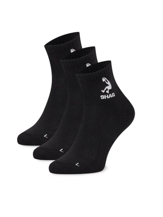 Obrázek produktu SHAQ Krátké ponožky CEO_AS_SHQ_H_001Z_AW26 (3-PACK) Černá