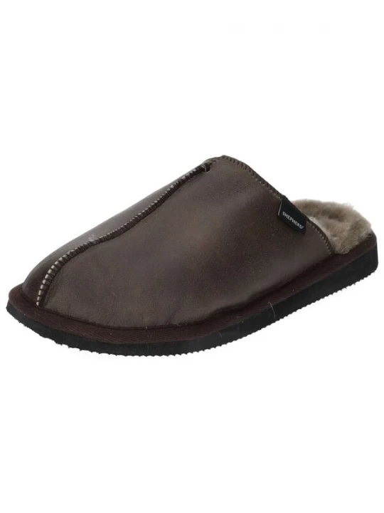 Obrázek produktu SHEPHERD Pantofle 'HUGO' čokoládová