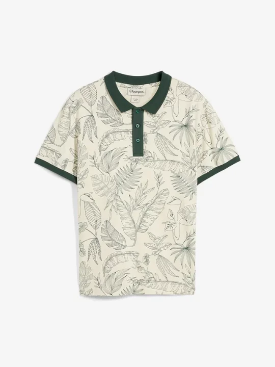 Obrázek produktu Shirt polo z bawełny organicznej BonPrix beżowy