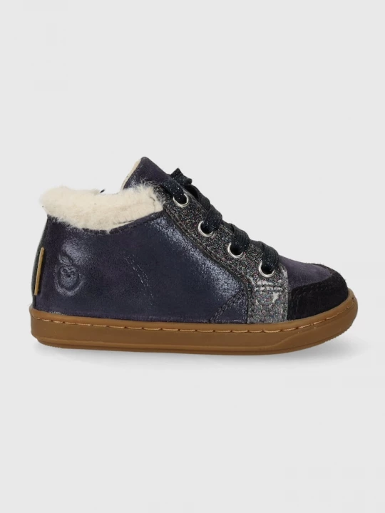 Obrázek produktu Shoo Pom Dětské semišové sneakers boty námořnická modř