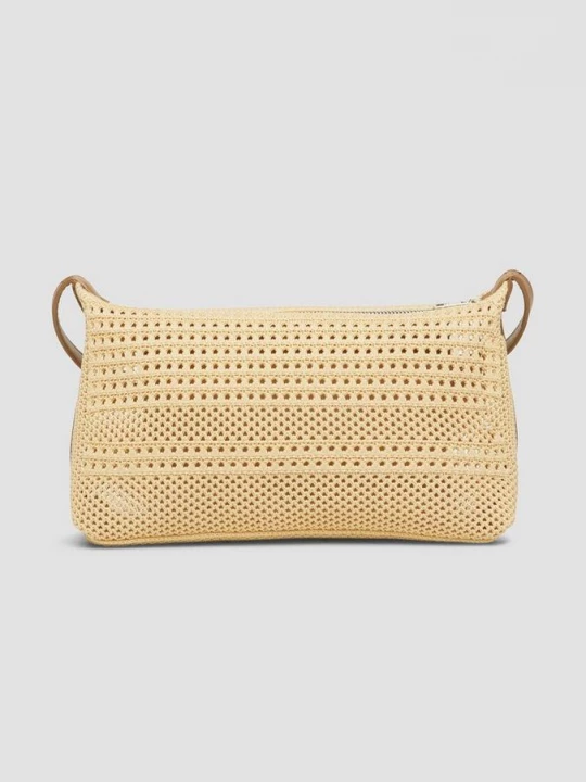 Obrázek produktu Shoulder-Bag aus Ajourstrick mit verstellbarem Schultergurt s.Oliver béžová