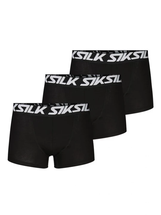 Obrázek produktu SikSilk Boxerky černá / bílá