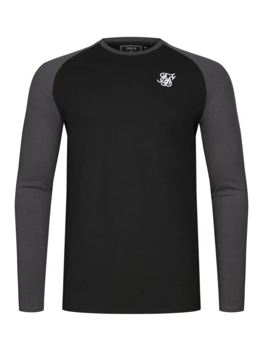 Obrázek produktu SikSilk Tričko grafitová / černá