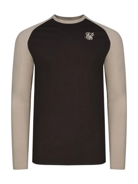 Obrázek produktu SikSilk Tričko tmavě hnědá / kámen
