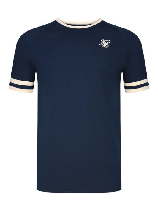 Obrázek produktu SikSilk Tričko 'Tournament' béžová / námořnická modř