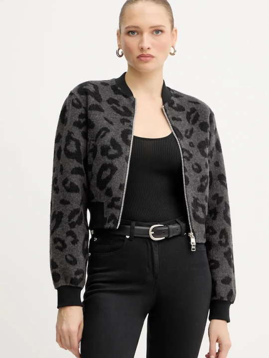 Obrázek produktu Silvian Heach Bomber bunda s příměsí vlny Silvian Heach HERRERO