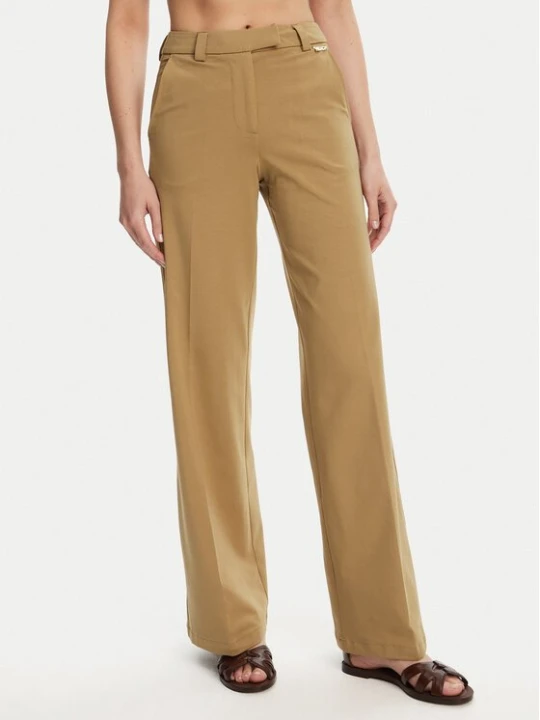 Obrázek produktu Silvian Heach Kalhoty z materiálu Liovica GPP25421PA Béžová Wide Leg