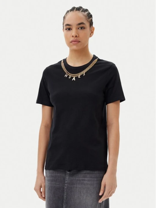 Obrázek produktu Silvian Heach T-Shirt GPP25098TS Černá Regular Fit