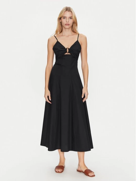 Obrázek produktu Simona Corsellini Koktejlové šaty P25CPAB01101 Černá Slim Fit