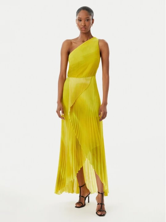 Obrázek produktu Simona Corsellini Koktejlové šaty P26CEAB11301 Žlutá Slim Fit