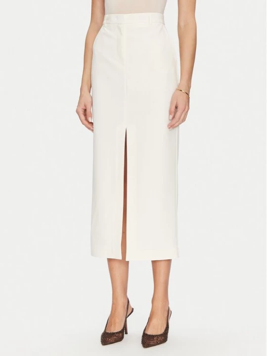 Obrázek produktu Simona Corsellini Pouzdrová sukně P25CPGO01501 Béžová Slim Fit