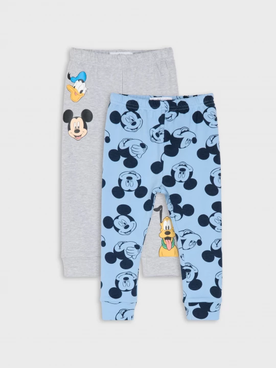 Obrázek produktu Sinsay - Bawełniane legginsy 2 pack Disney - szary