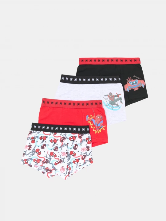 Obrázek produktu Sinsay - Bawełniane bokserki Spider-Man 4 pack - wielobarwny