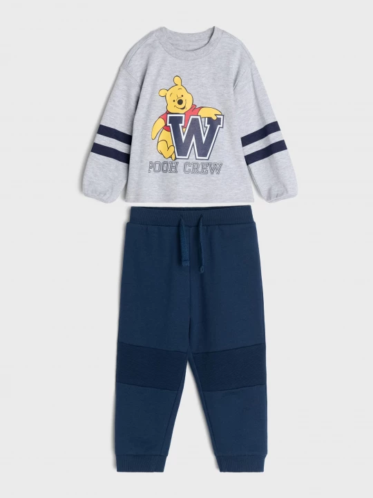 Obrázek produktu Sinsay - Bawełniany komplet: bluza i spodnie Winnie the Pooh - szary