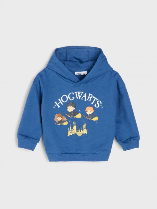 Obrázek produktu Sinsay - Bawełniana bluza z kapturem Harry Potter - granatowy