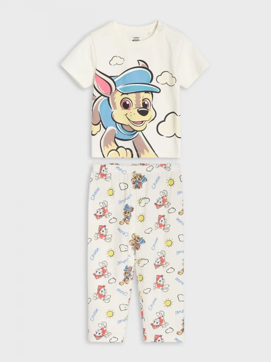 Obrázek produktu Sinsay - Bawełniana piżama dwuczęściowa PAW Patrol - kremowy