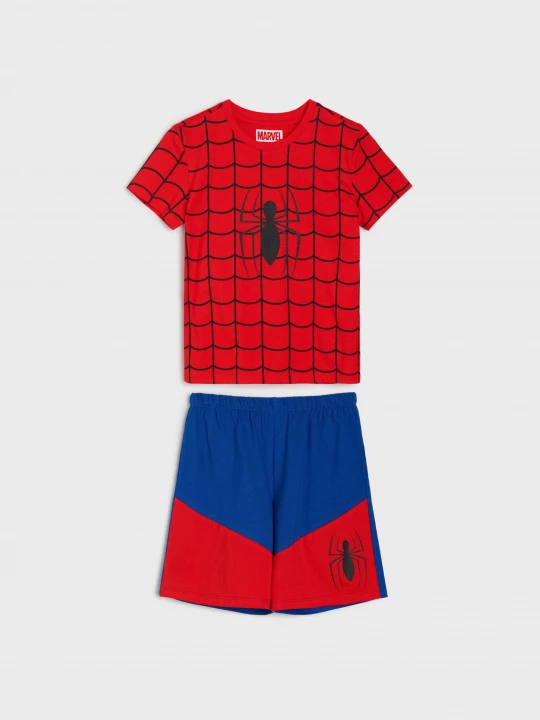 Obrázek produktu Sinsay - Bawełniana piżama dwuczęściowa Spider-Man - czerwony