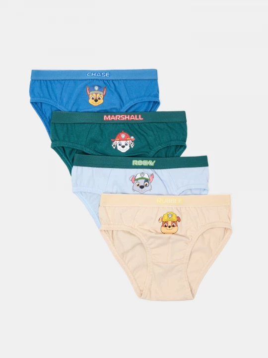 Obrázek produktu Sinsay - Bawełniane majtki 4 pack PAW Patrol - zielony