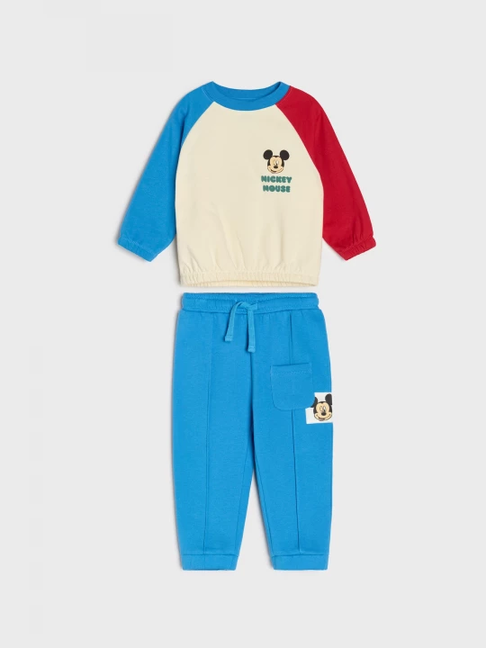 Obrázek produktu Sinsay - Bawełniany komplet: bluza i spodnie Minnie Mouse - kremowy