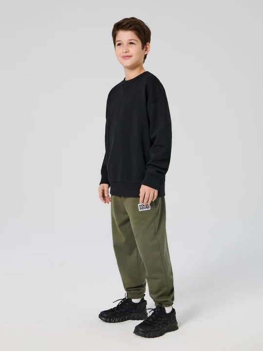 Obrázek produktu Sinsay - Bluza crewneck - czarny