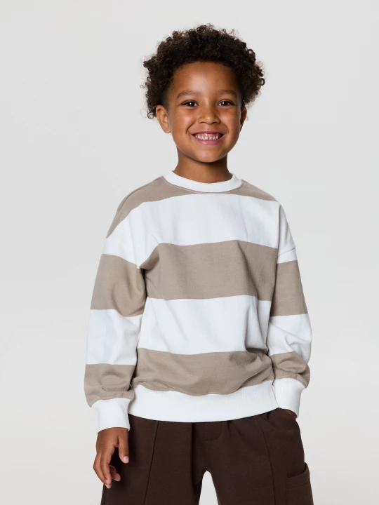 Obrázek produktu Sinsay - Bluza crewneck w paski - wielobarwny