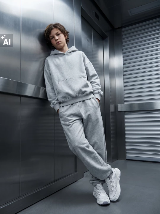Obrázek produktu Sinsay - Bluza hoodie oversize - szary