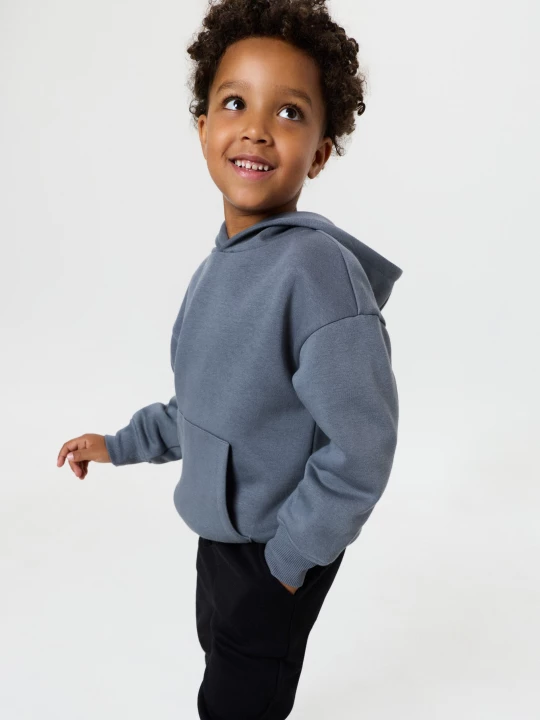 Obrázek produktu Sinsay - Bluza hoodie z bawełną - szary