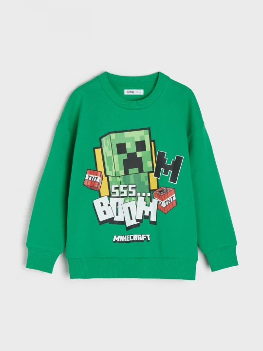 Obrázek produktu Sinsay - Bluza Minecraft - zielony