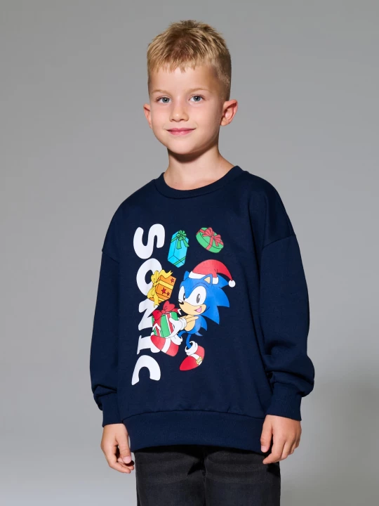 Obrázek produktu Sinsay - Bluza Sonic the Hedgehog - granatowy