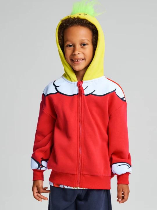Obrázek produktu Sinsay - Bluza z kapturem Grinch - czerwony